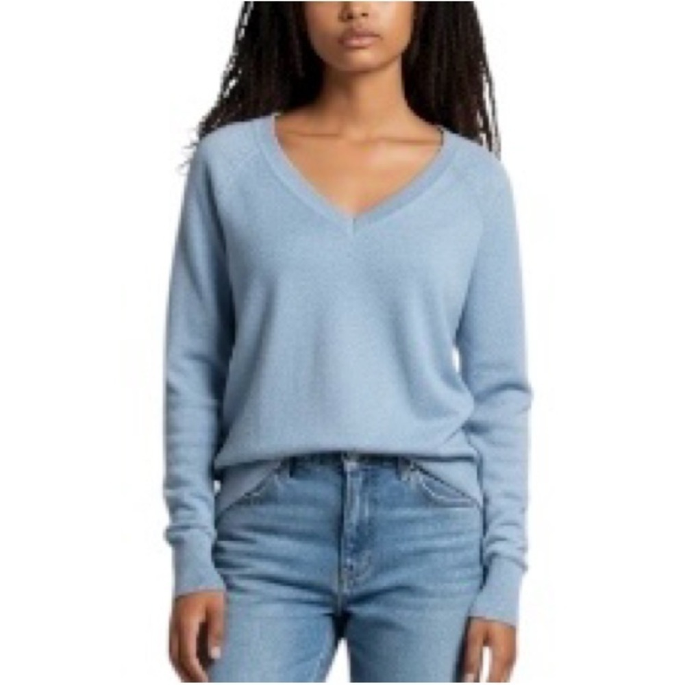 Old Navy Powder Blue SoSoft Cotton Blend Sweater S